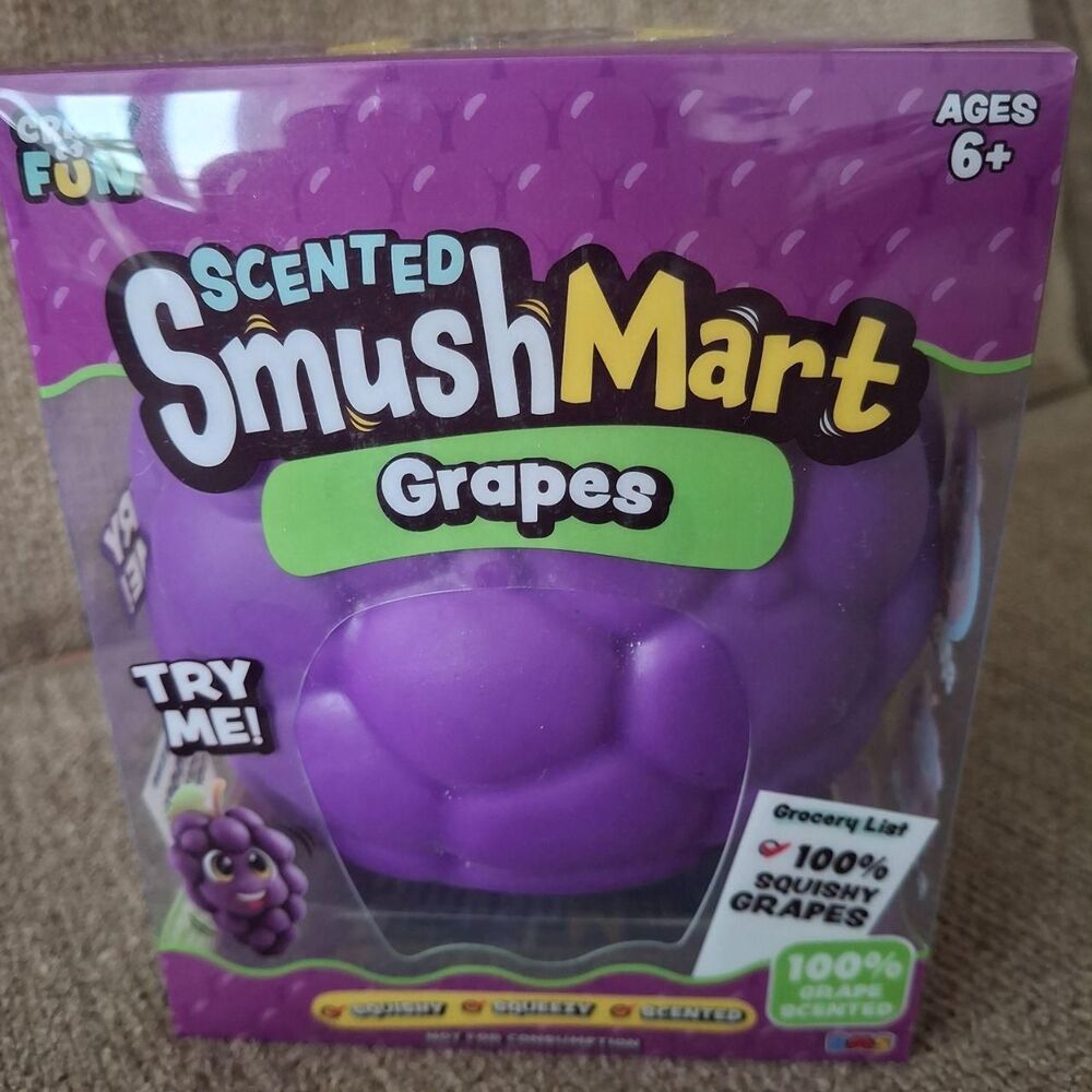 RMS Crazy Fun  Jumbo Viral Scented Grapes Squishy Squeeze